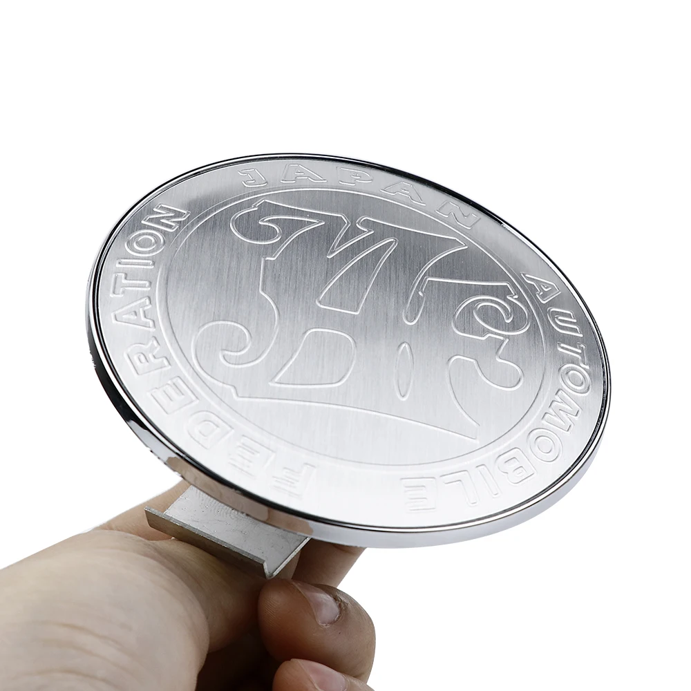 JAF Front Grill Badge Japan Automobile Federation Badge Sticker Emblem Decal JDM Car Accessories