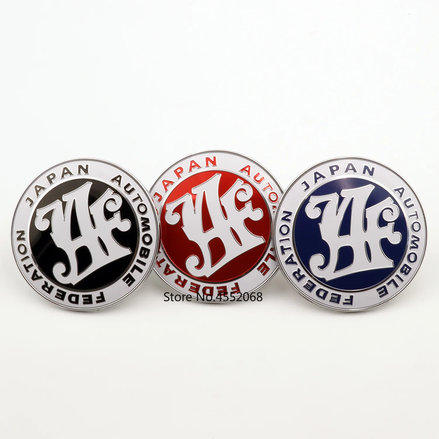 JAF Front Grill Badge Japan Automobile Federation Badge Sticker Emblem Decal JDM Car Accessories