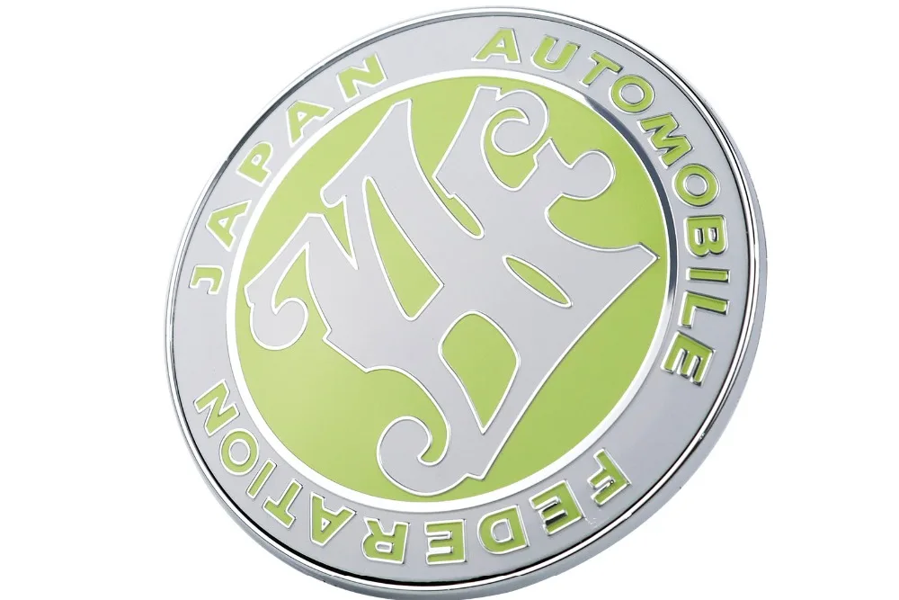 JAF Front Grill Badge Japan Automobile Federation Badge Sticker Emblem Decal JDM Car Accessories