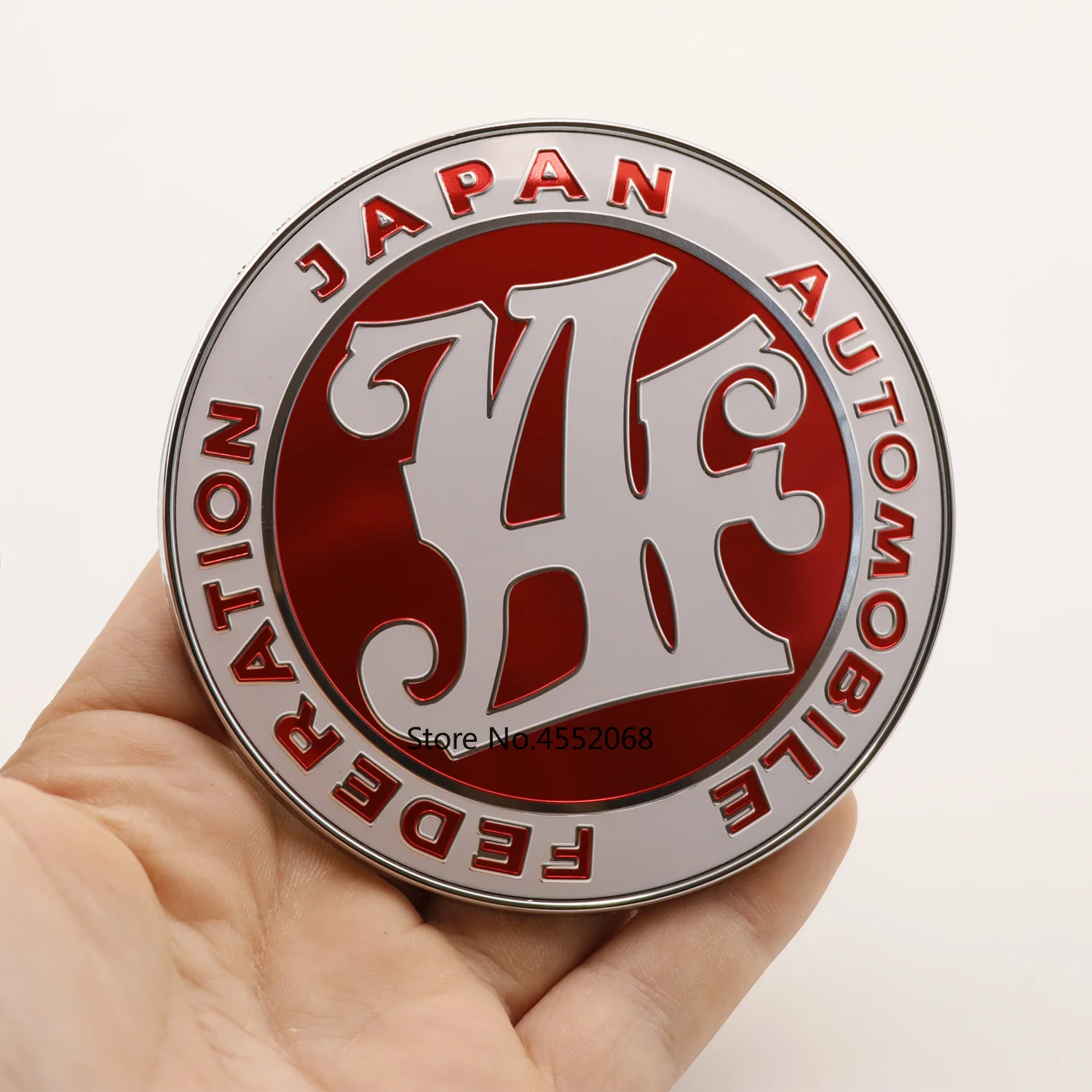 JAF Front Grill Badge Japan Automobile Federation Badge Sticker Emblem Decal JDM Car Accessories