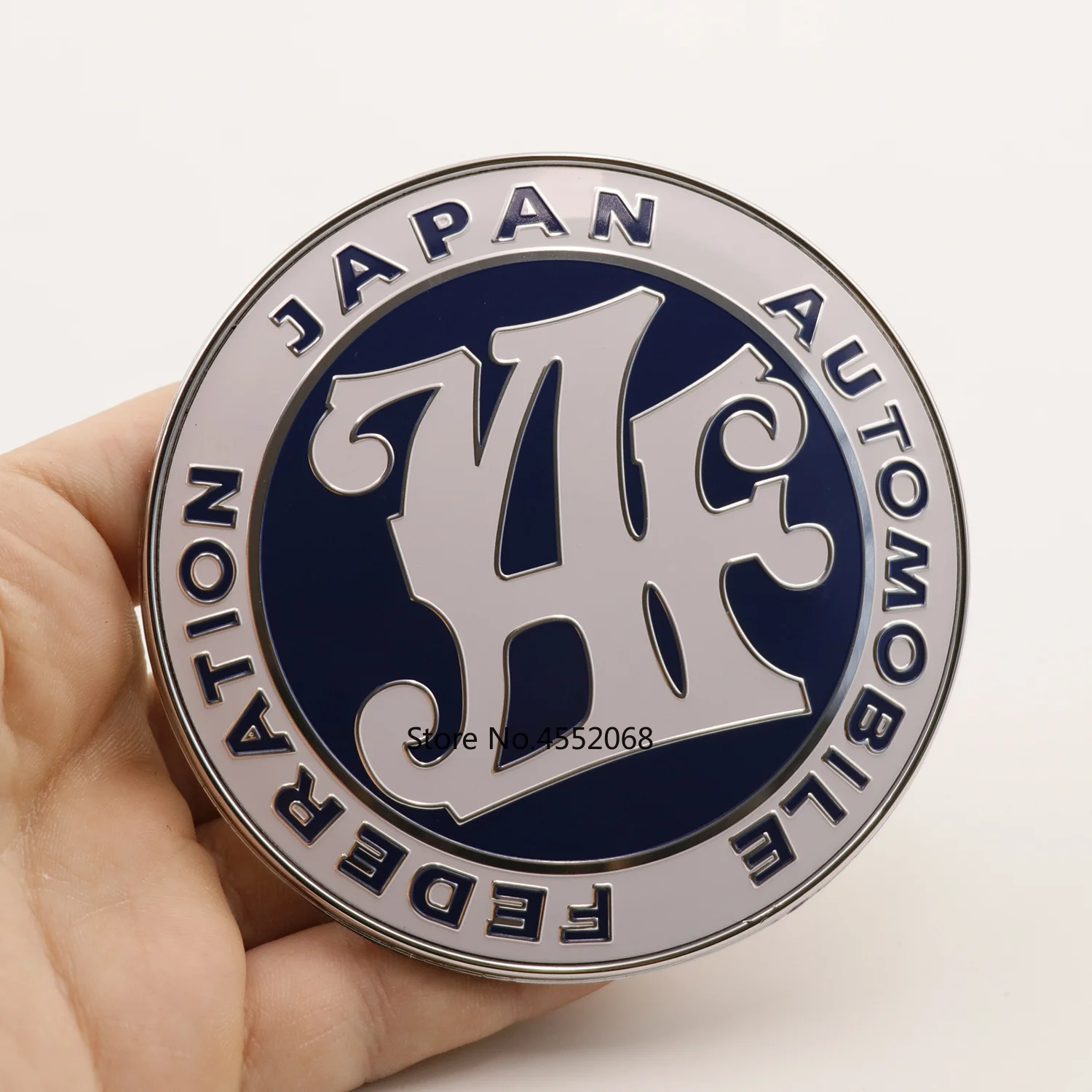 JAF Front Grill Badge Japan Automobile Federation Badge Sticker Emblem Decal JDM Car Accessories