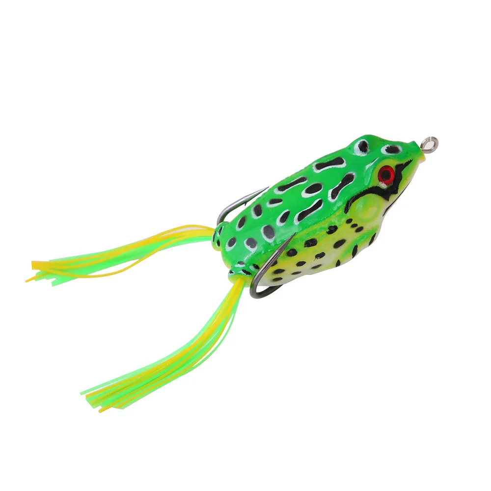1Pcs 5g 9g 13g 17.5g Soft Frog Fishing Lures Topwater Artificial Silicone Bait with Double Hooks Crankbait Bass Fishing Tackle
