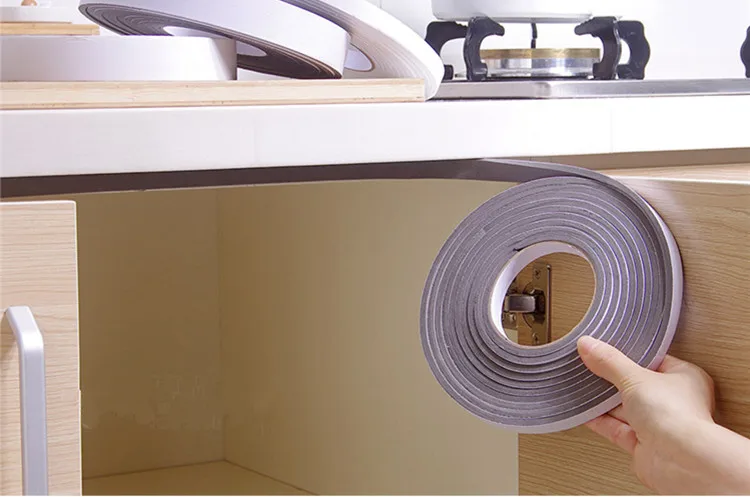 Soft 5M Self-adhesive Window Sealing Strip Car Door Noise Insulation EVA Dusting Sealing Tape Window Accessories