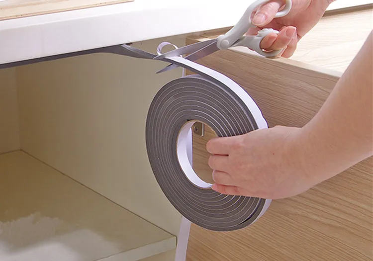 Soft 5M Self-adhesive Window Sealing Strip Car Door Noise Insulation EVA Dusting Sealing Tape Window Accessories