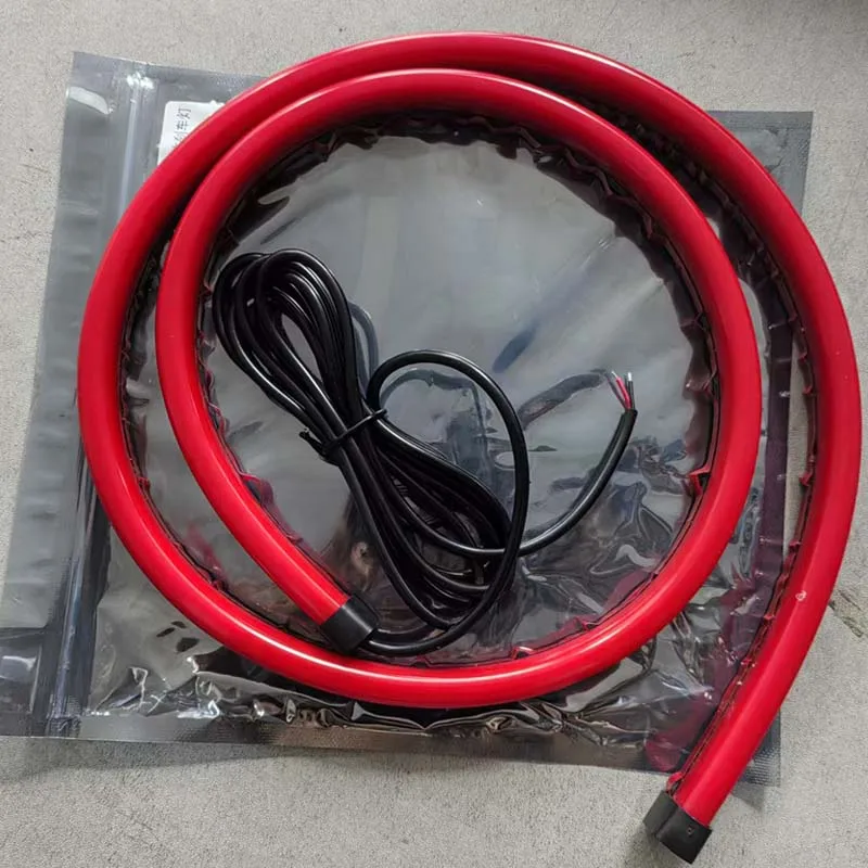 100cm Car Rear Third Brake Light LED Strip Multi-mode Warning Lights LED Decorative Lights Turn Signal Flexible Stop Lamp Bar