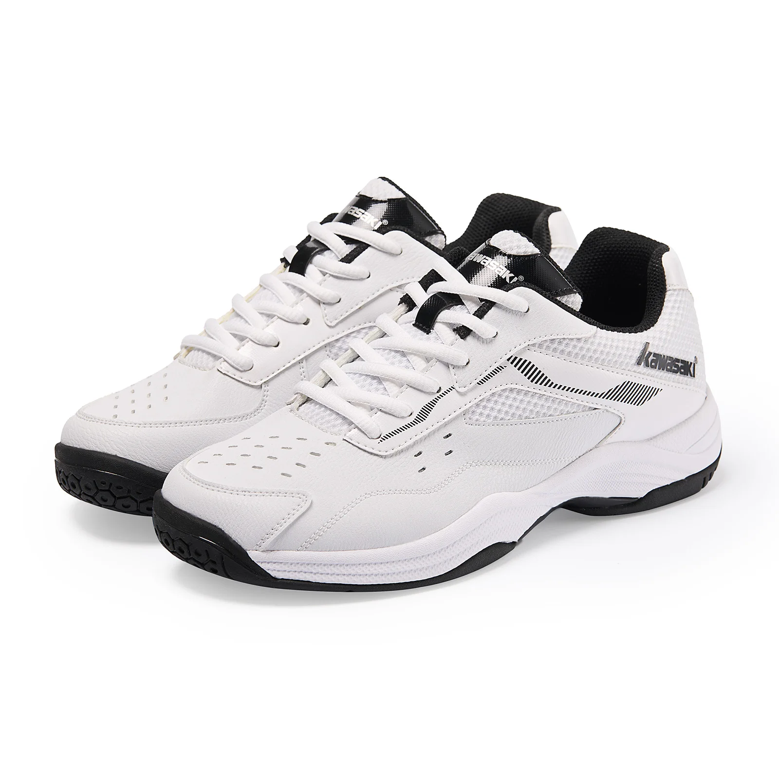 Kawasaki New Badminton Shoes Sneakers Mens Tennis Breathable Anti-Slippery Sport Shoes for Men Women K-065D