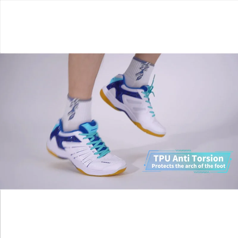 Kawasaki New Badminton Shoes Sneakers Mens Tennis Breathable Anti-Slippery Sport Shoes for Men Women K-065D