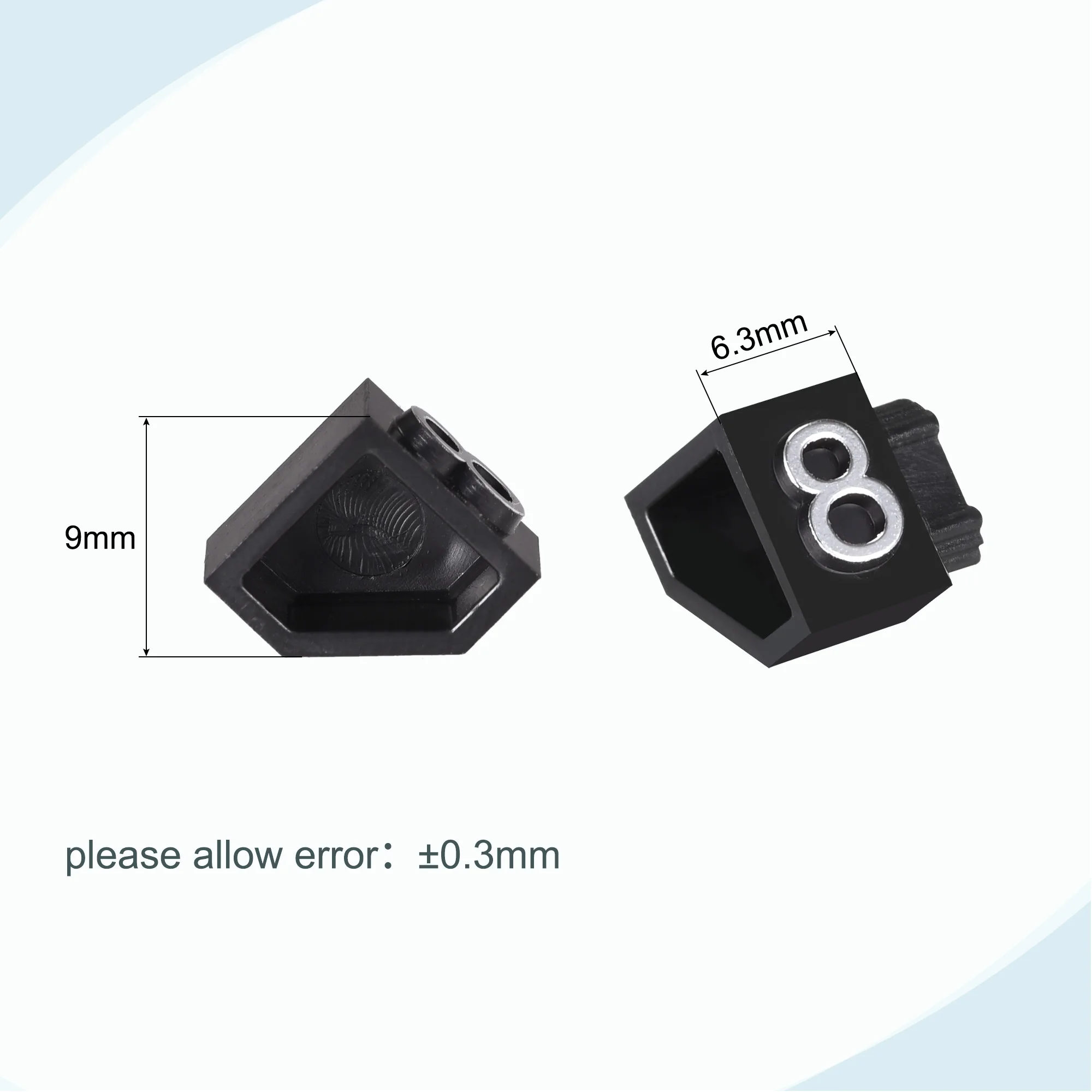 Uxcell 10Sets Golden Silvery Black Number Letter Adjustable Mini Cube Price Tag Display Stand Tag Label Sets of Number Labels