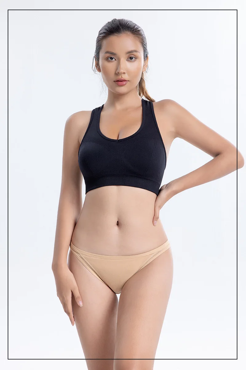 3Pcs/set Women Cotton Panties Female Mesh Underpants Solid Color Bikini Briefs Underwear Ladies Sexy Panty Girls Lingerie