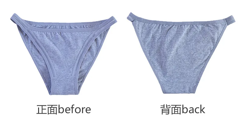 3Pcs/set Women Cotton Panties Female Mesh Underpants Solid Color Bikini Briefs Underwear Ladies Sexy Panty Girls Lingerie
