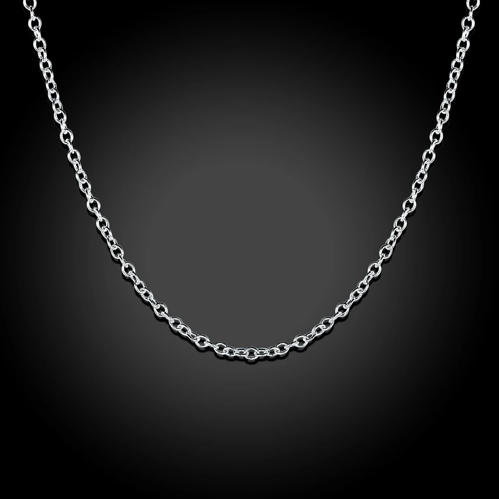 10pcs wholesale 925 sterling silver 1MM snake chain necklace for women man 16-30inches fashion party wedding Jewelry gifts