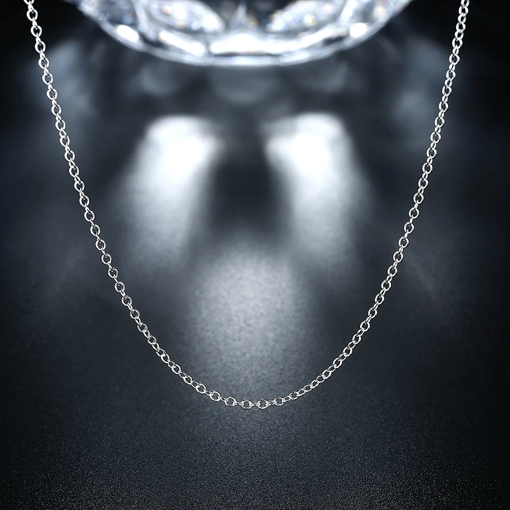 10pcs wholesale 925 sterling silver 1MM snake chain necklace for women man 16-30inches fashion party wedding Jewelry gifts