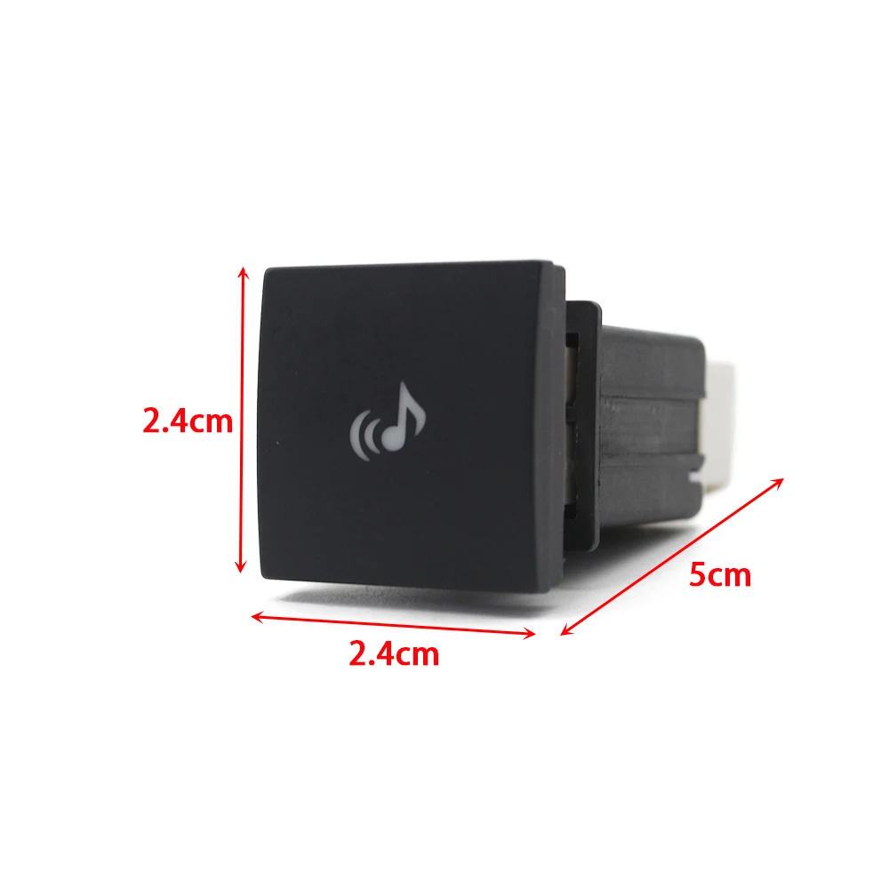 1Pc Car LED DRL Light Radar Power On Off Camera Anti-side Slip Switch Button For VW Golf 6 golf v Jetta MK5 Scirocco Caddy 2011