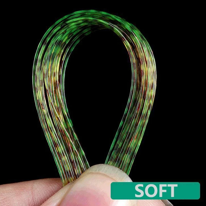 Invisible Fluorocarbon Coated Fishing Line Spoted Bionic Monofilament Nylon 1000M Line Speckle Carp Fishing Accessories