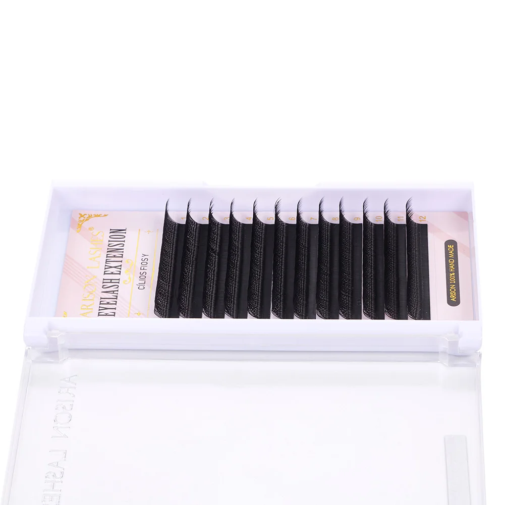 ARISON Black YY Eyelashes Extension Double Tips Lashes Cilios Y Premade Volume YY Shape EyeLash Grafting Extension Split Tip