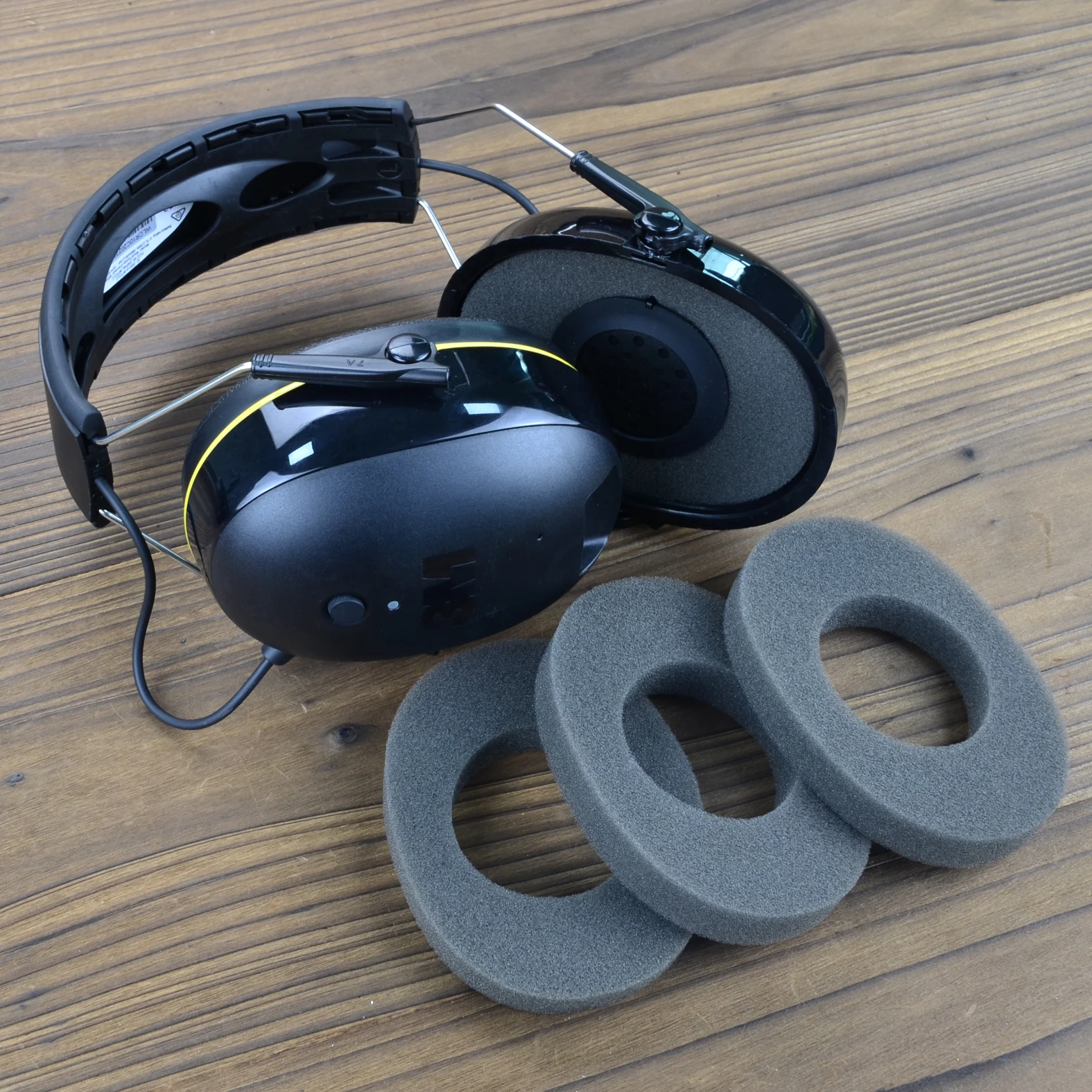 2 Pairs Sound Insulation Cotton Replacement For 3M Worktunes Connect Headphones Accessories Earpads Ear Muffs Repair Parts