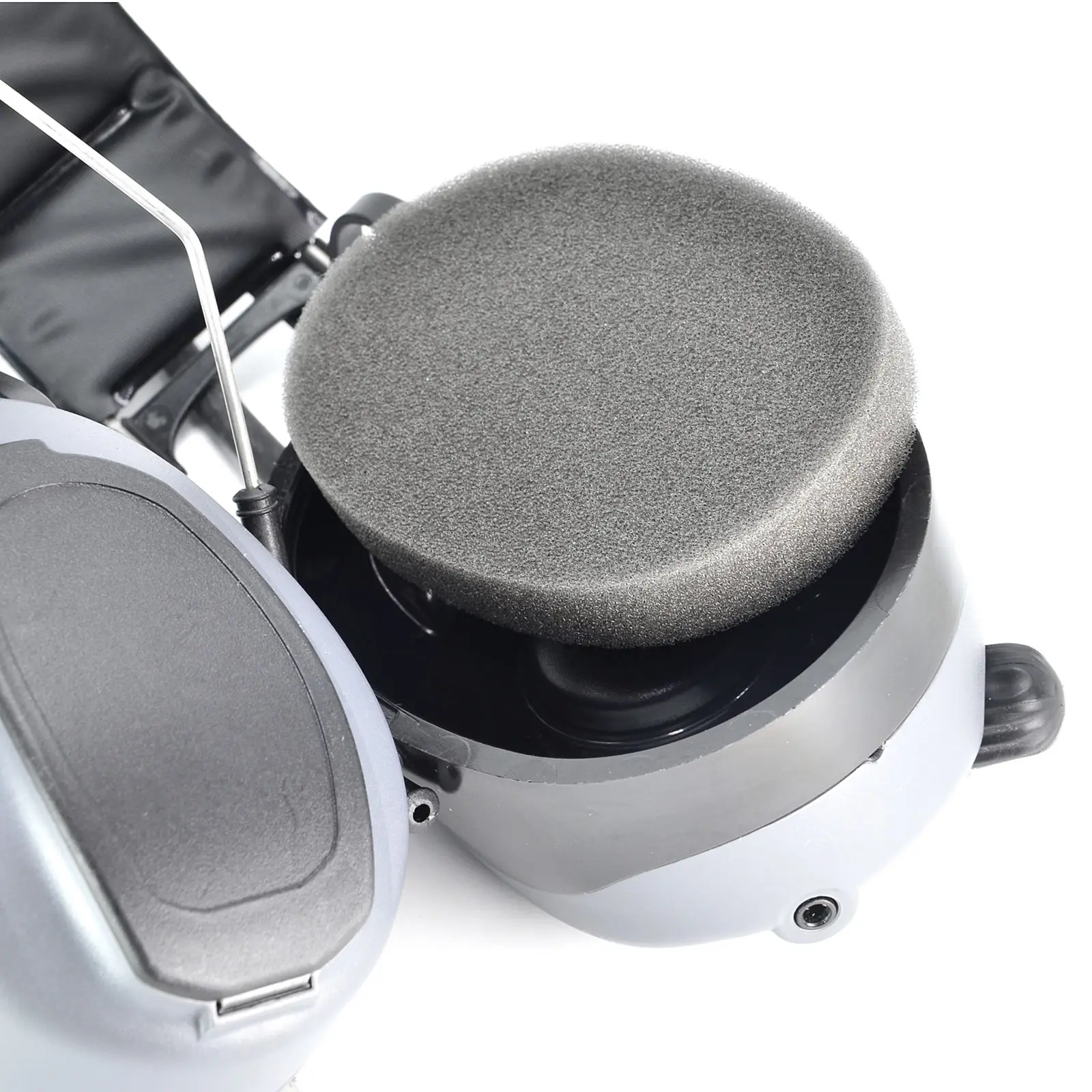 2 Pairs Sound Insulation Cotton Replacement For 3M Worktunes Connect Headphones Accessories Earpads Ear Muffs Repair Parts