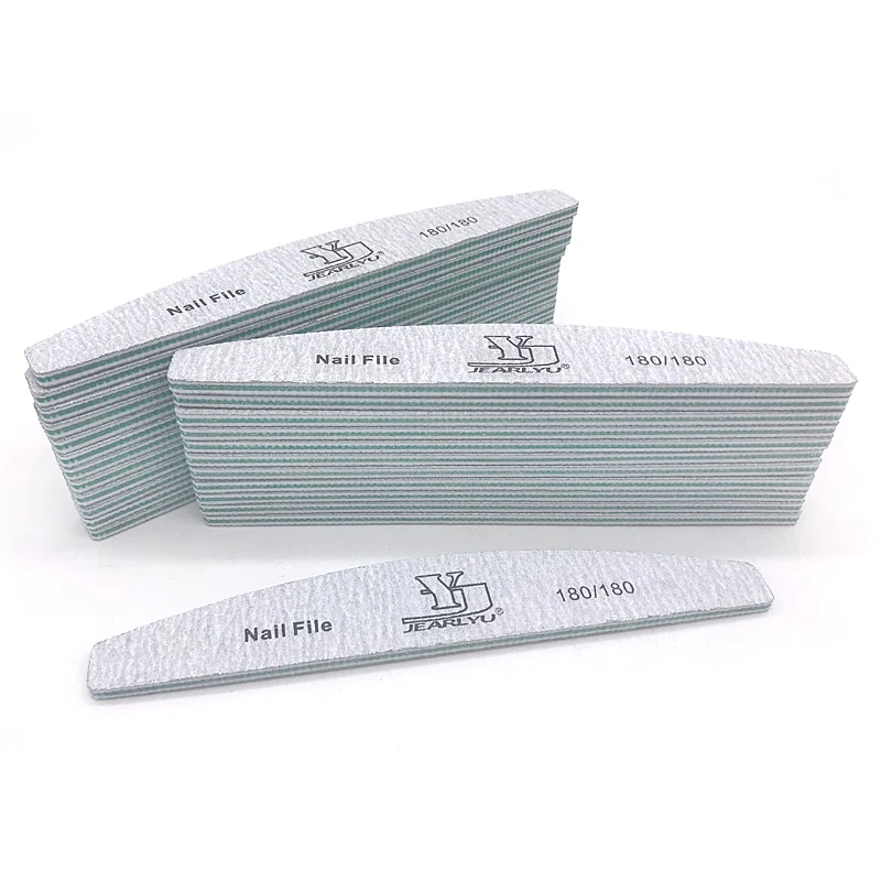 5Pcs Nail File Set Mix Color Professional Sandpaper Cuticle Remover 80/100/150/180/240 Grit Buffer Manicure Tool Kit