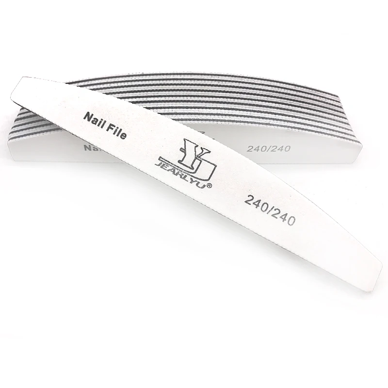 5Pcs Nail File Set Mix Color Professional Sandpaper Cuticle Remover 80/100/150/180/240 Grit Buffer Manicure Tool Kit