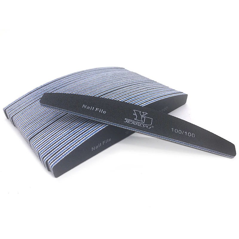 5Pcs Nail File Set Mix Color Professional Sandpaper Cuticle Remover 80/100/150/180/240 Grit Buffer Manicure Tool Kit