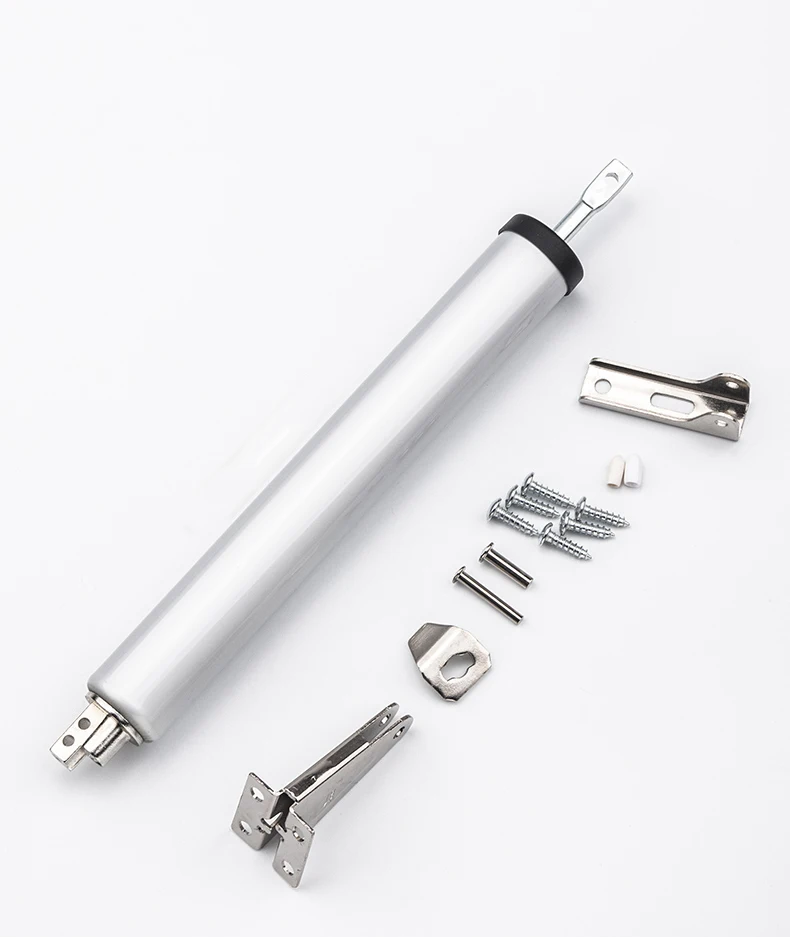 KAK Soft Closing Automatic Door Closer 35KG Pneumatic Adjustable Speed Positioning Door Stop Protective Door Holder Hardware