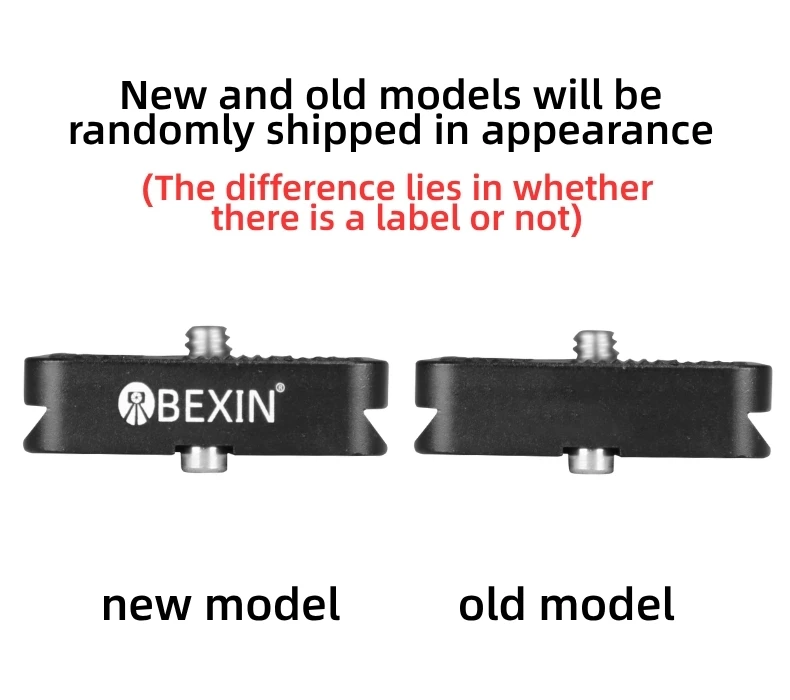 BEXIN Universal Aluminum Alloy Quick Release Plate Tripod Mount Adapter with 1/4 Screw for Benro Arca Swiss Ball Head and Camera