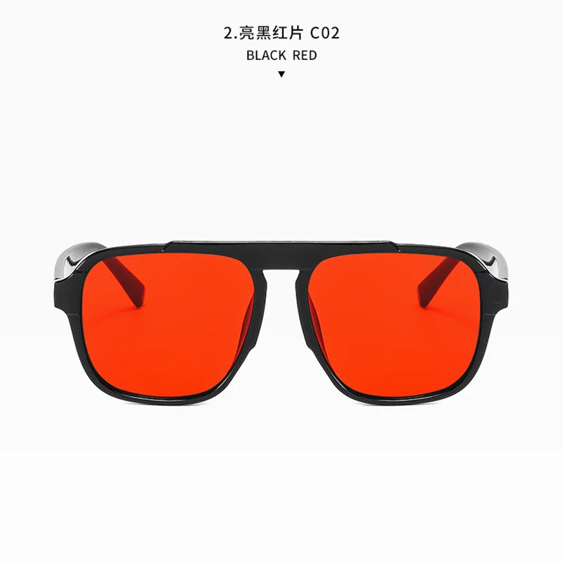 Men Oversized Frame Sunglasses Classic Big Frame Sport Eyeglasses 2026 Vintage Brand Design Shades UV400 Eyewear Trendy Glasses