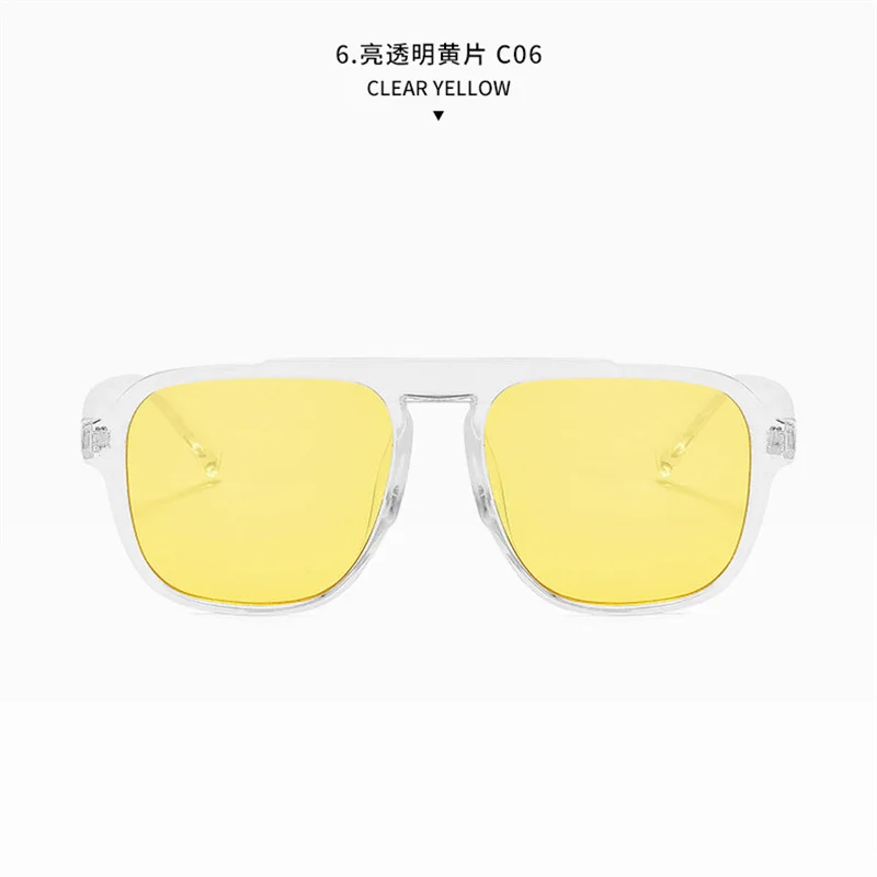 Men Oversized Frame Sunglasses Classic Big Frame Sport Eyeglasses 2026 Vintage Brand Design Shades UV400 Eyewear Trendy Glasses