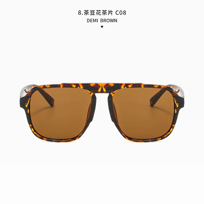 Men Oversized Frame Sunglasses Classic Big Frame Sport Eyeglasses 2026 Vintage Brand Design Shades UV400 Eyewear Trendy Glasses