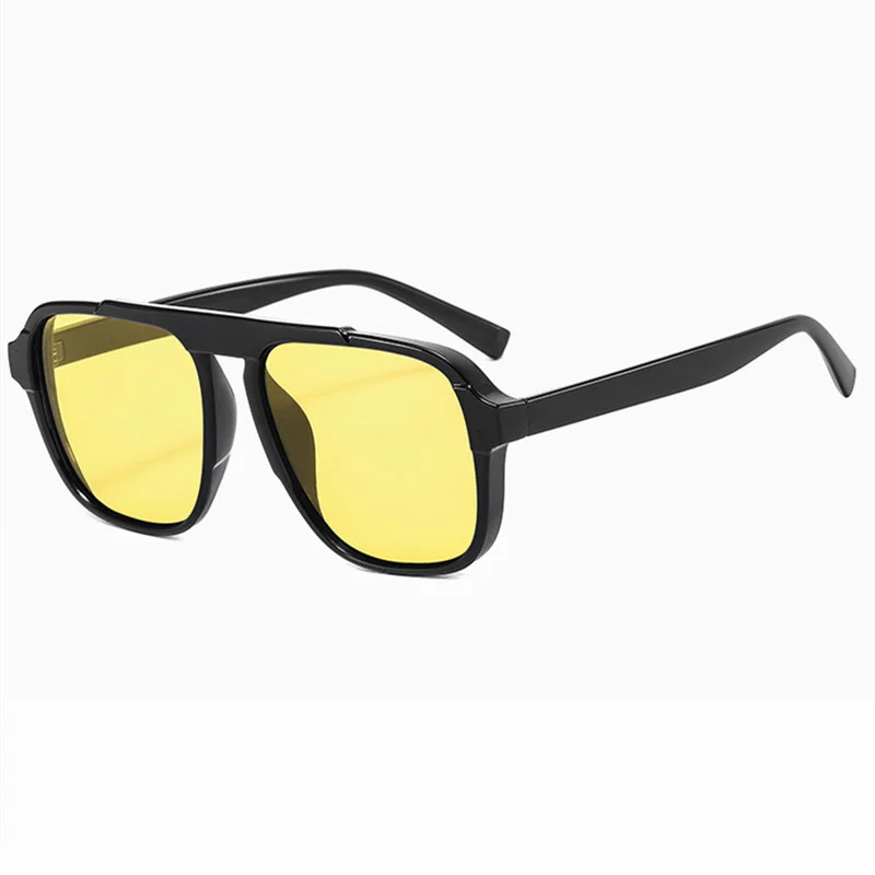 Men Oversized Frame Sunglasses Classic Big Frame Sport Eyeglasses 2026 Vintage Brand Design Shades UV400 Eyewear Trendy Glasses