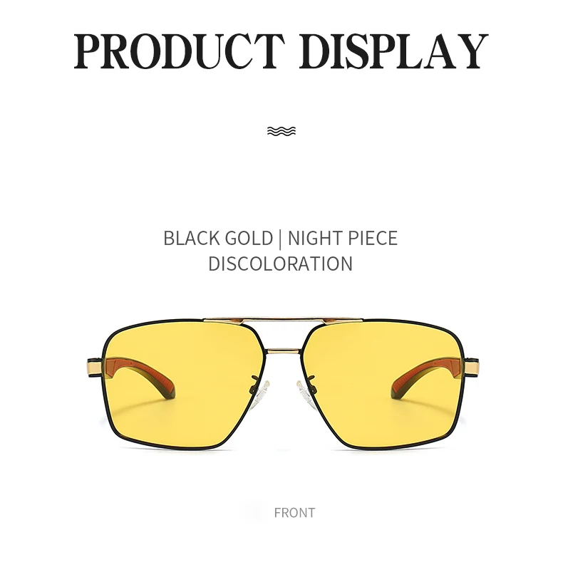 LIOUMO Intelligent Photochromic Sunglasses Men Polarized Night Vision Goggle Women Anti-Glare Driving Glasses UV400 gafas de sol