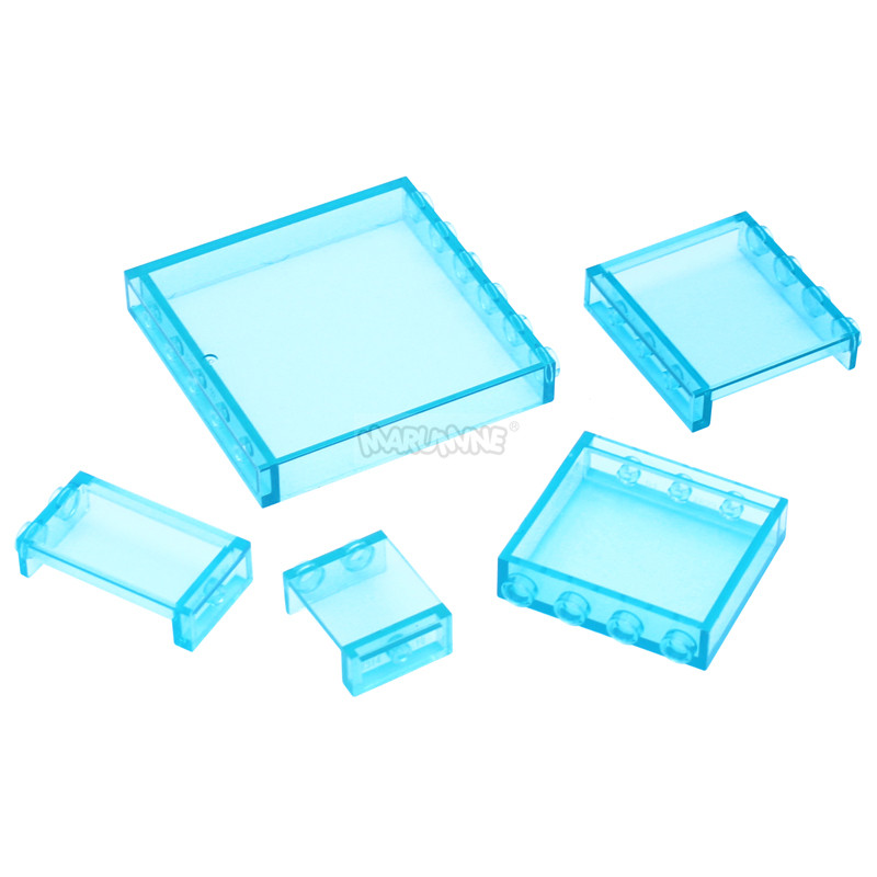 MARUMINE MOC Build Block Part Window Glass House Transparent Wall Panel 87552 87544 60581 87543 59349 Creative Brick Accessories