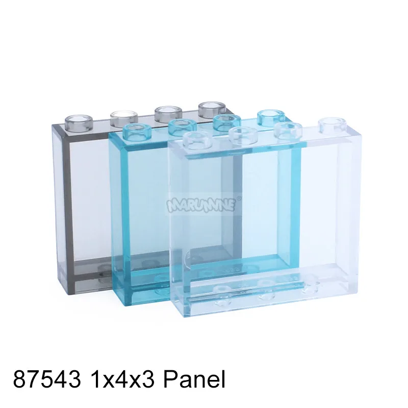 MARUMINE MOC Build Block Part Window Glass House Transparent Wall Panel 87552 87544 60581 87543 59349 Creative Brick Accessories