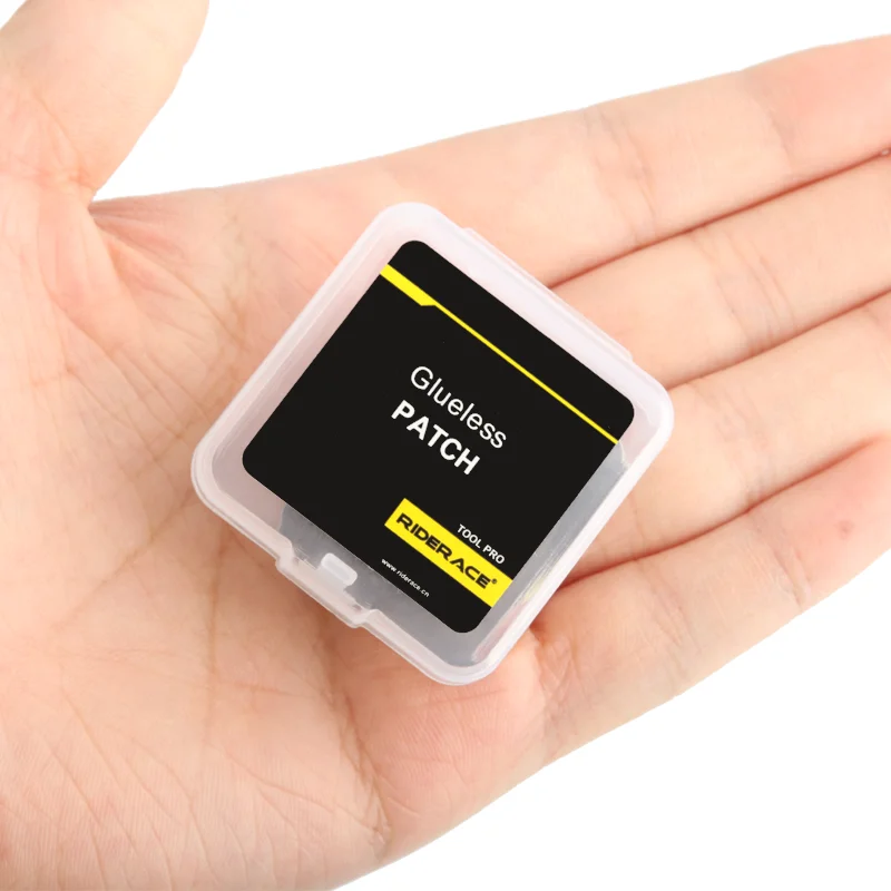 Bicycle Glueless Chip Patches Kit Bike Inner Tube Patching Tyre Lever Wheel Repair Tool MTB Glue Free Cold Patch Sealant Fix