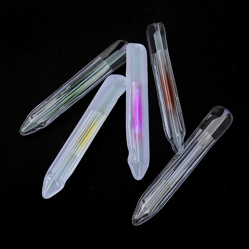 1Pcs Glass Cuticle Pusher Nail Manicure Stick Professional Precision Filing CuticleRemover PedicureForManicure Nails Accessories
