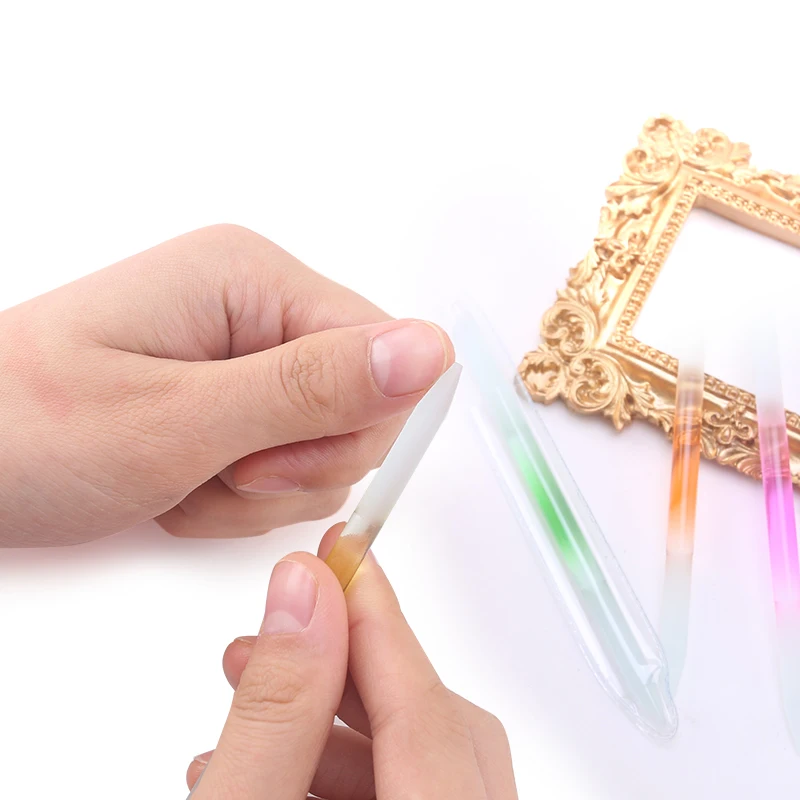 1Pcs Glass Cuticle Pusher Nail Manicure Stick Professional Precision Filing CuticleRemover PedicureForManicure Nails Accessories