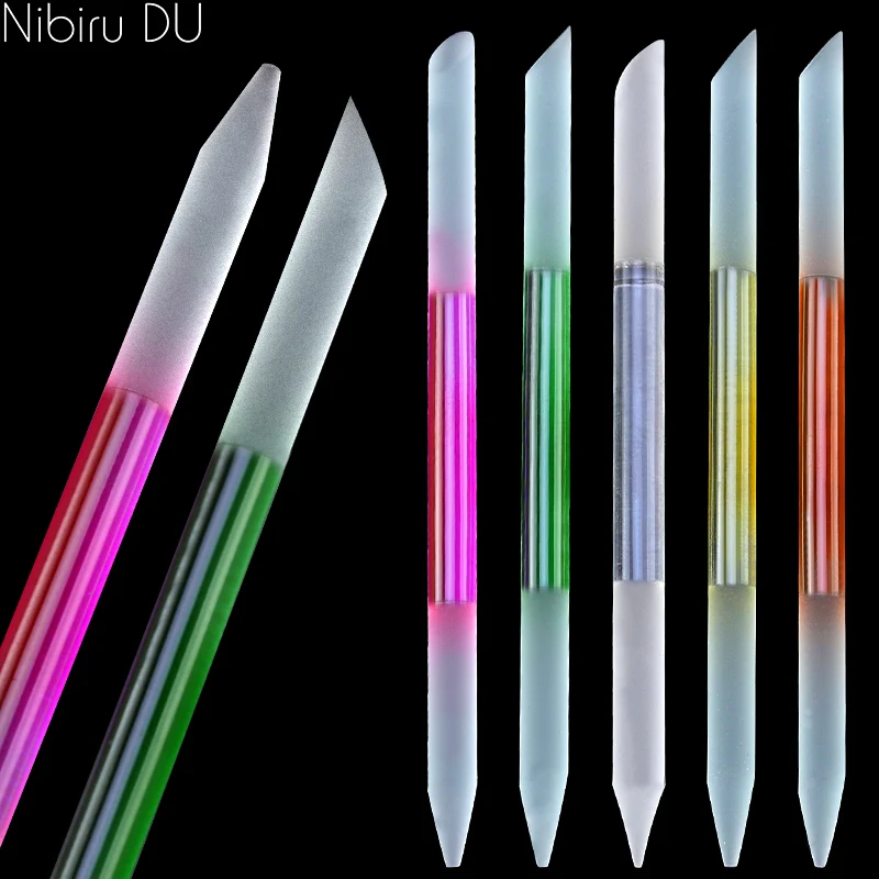 1Pcs Glass Cuticle Pusher Nail Manicure Stick Professional Precision Filing CuticleRemover PedicureForManicure Nails Accessories