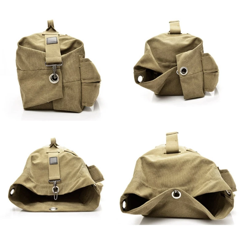 Man Travel Backpack Large Capacity Mountaineering Hand Bag High Quality Canvas Bucket Shoulder Bags Men Backpacks
