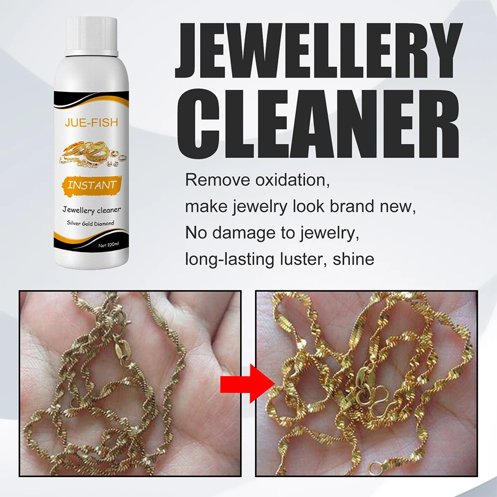 Jewellery Cleaning Solution Fluid for Ultrasonic Machine Cleaner Use Liquid To Clean Gold Silver Watches Diamonds