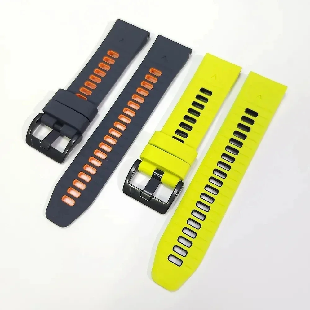 For Garmin Tactix 7 Pro Delta Descent/Quatix 7/6/5 Sapphire/7X Solar Strap Fenix 7X Silicone Correa 22mm 26mm Quickfit Watchband