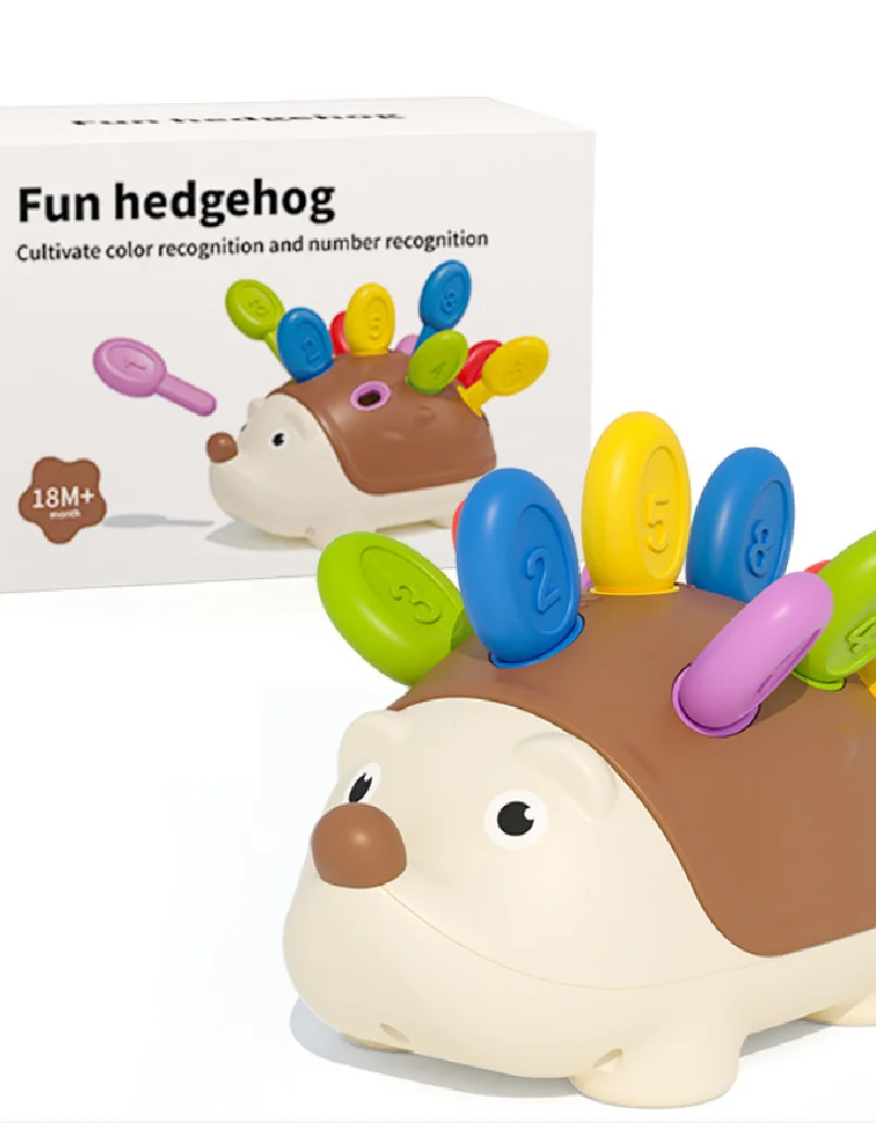 Hedgehog Montessori Baby Toys Hand-eye Coordination Fine Motor Training Develop Concentration Children Sensory Educational Toy