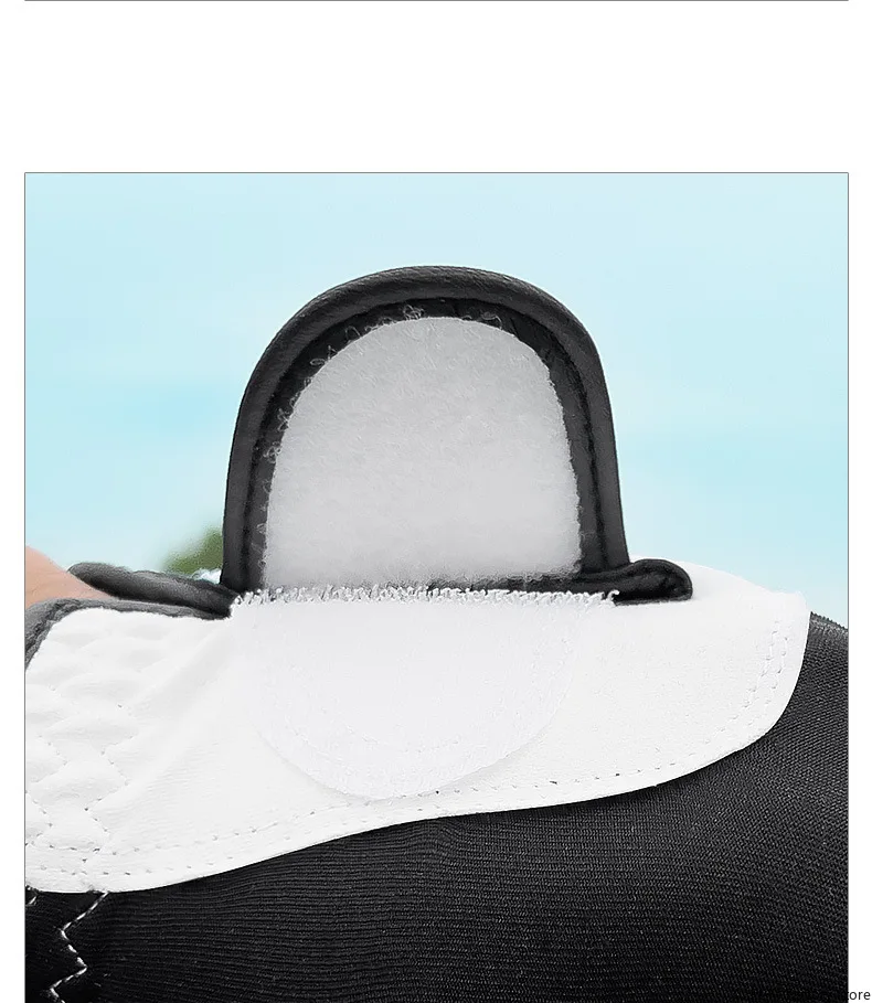 Professional Golf Gloves Microfiber Cloth Fabric Breathable Non-Slip Club Swing Putting Training Glove ST037