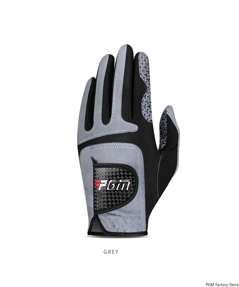 Professional Golf Gloves Microfiber Cloth Fabric Breathable Non-Slip Club Swing Putting Training Glove ST037