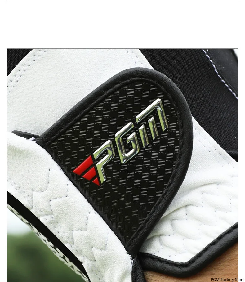 Professional Golf Gloves Microfiber Cloth Fabric Breathable Non-Slip Club Swing Putting Training Glove ST037