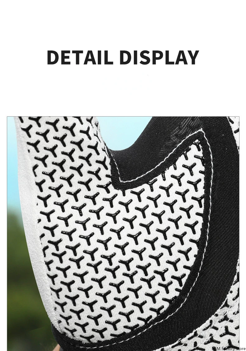 Professional Golf Gloves Microfiber Cloth Fabric Breathable Non-Slip Club Swing Putting Training Glove ST037
