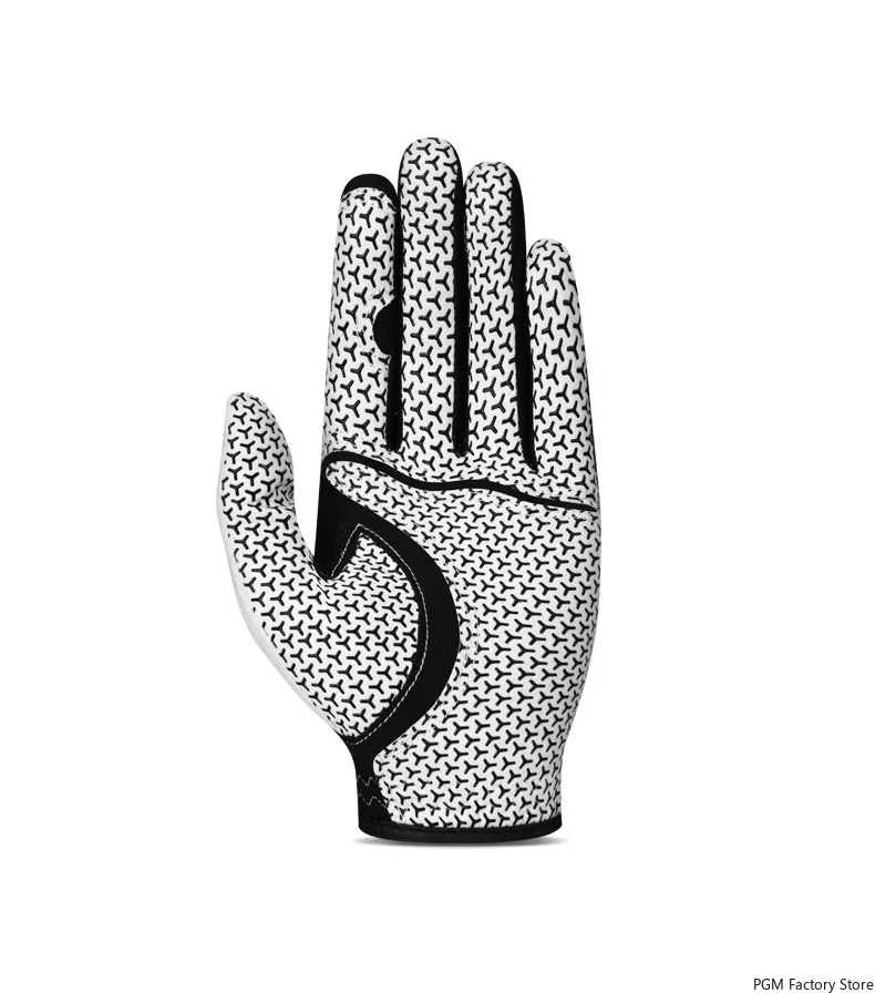 Professional Golf Gloves Microfiber Cloth Fabric Breathable Non-Slip Club Swing Putting Training Glove ST037