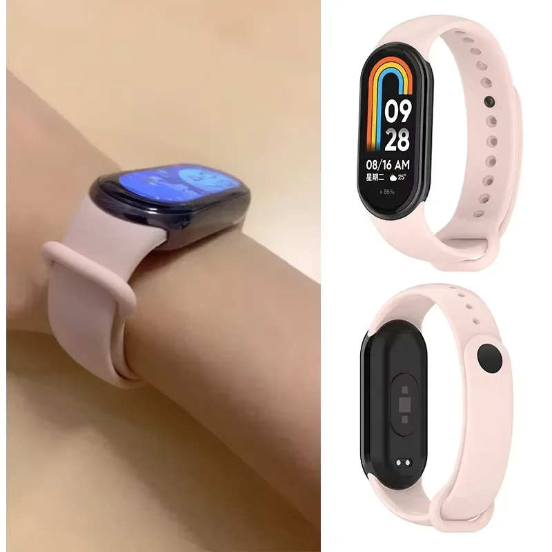 Soft Official Silicone Strap for Xiaomi Mi Band 11 10 Sports Smart Bracelet Wristband Mi Band 8 9 Replacement Band Accessories