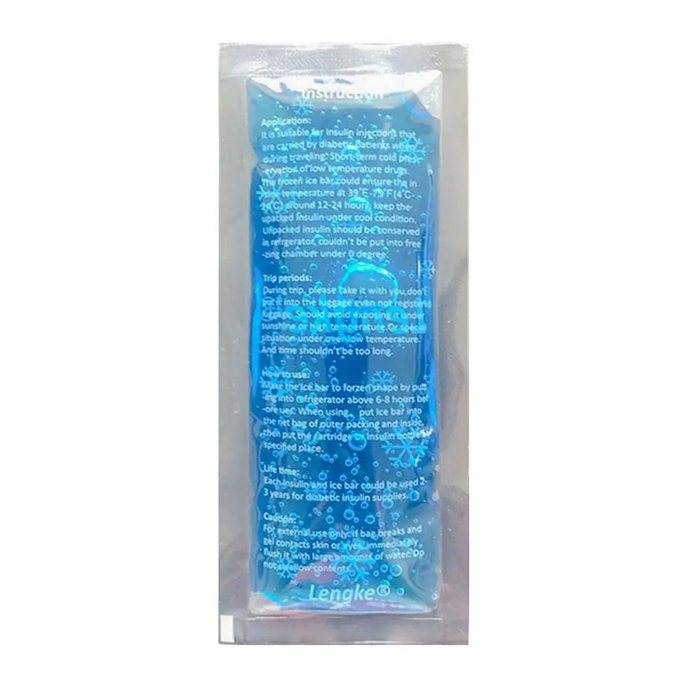 Reusable Diabetic Insulin Cooling Bag Cold Gel Ice Pack Protector Pill Refrigerated Cooler Insulation Organizer Travel Case
