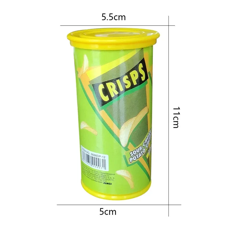 Funny Prank Toys Joke Items for Adults Potato Chip Can Jump Spring Snake Toy April Fool Day Halloween Party Decoration Trick
