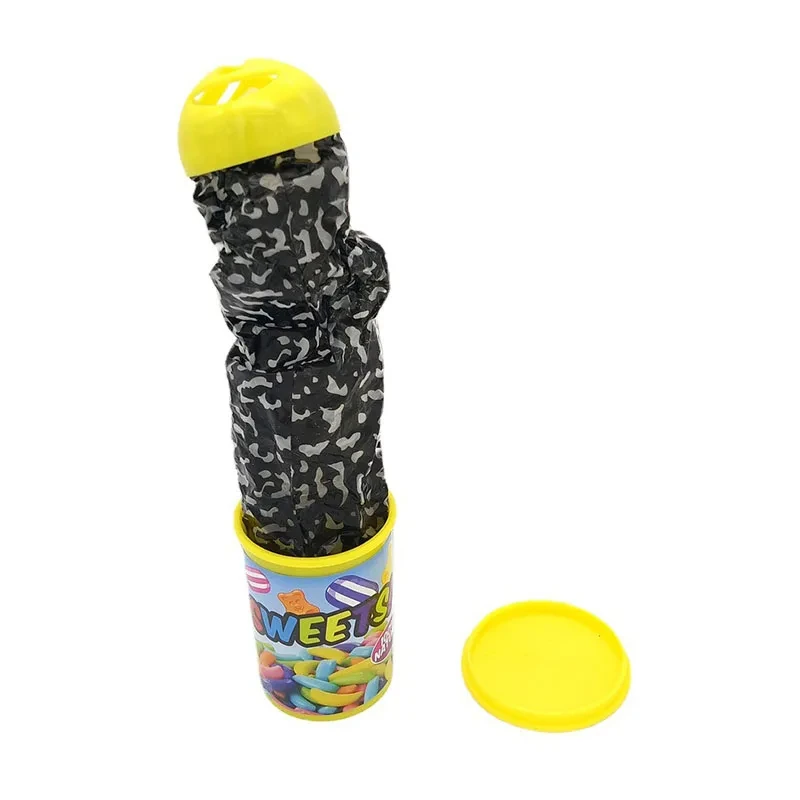 Funny Prank Toys Joke Items for Adults Potato Chip Can Jump Spring Snake Toy April Fool Day Halloween Party Decoration Trick